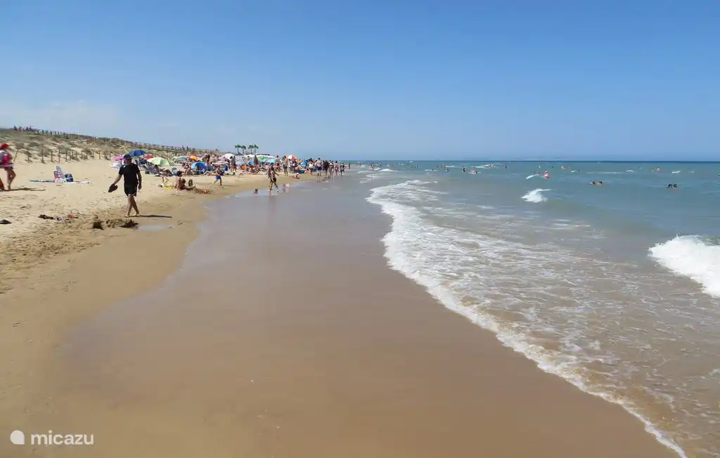 Het strand op 6 km van de woning